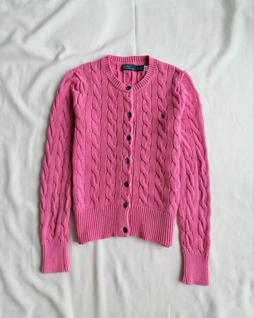 Rosa Strickbluse