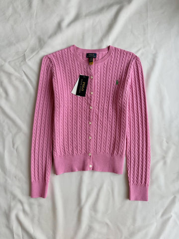 Rosa Strickbluse