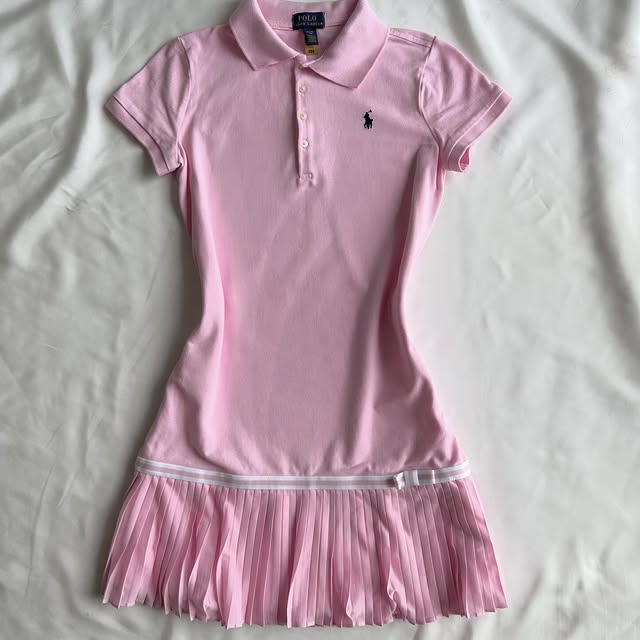 Pink short sleeve dress