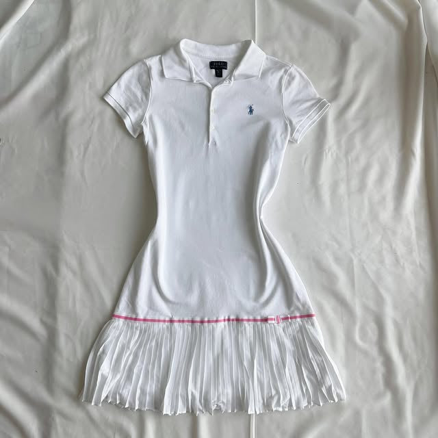 White short sleeve dress