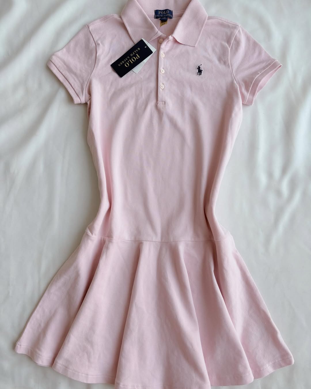 Pink short sleeve dress