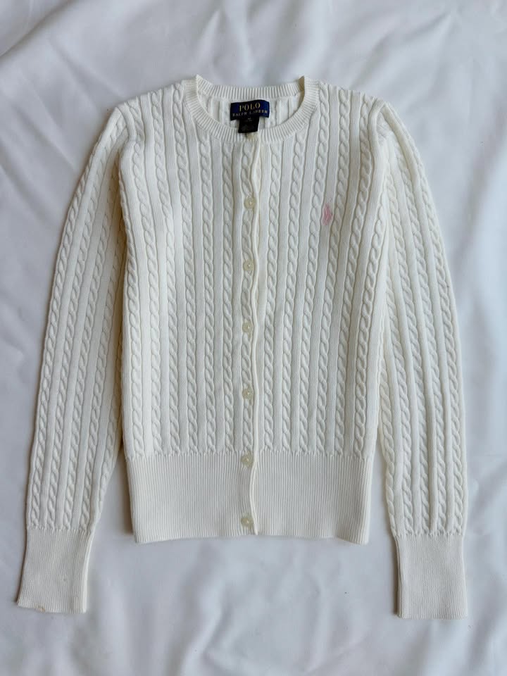 Chemisier en tricot blanc crème