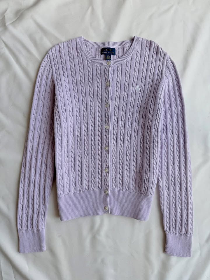 Chemisier en tricot violet