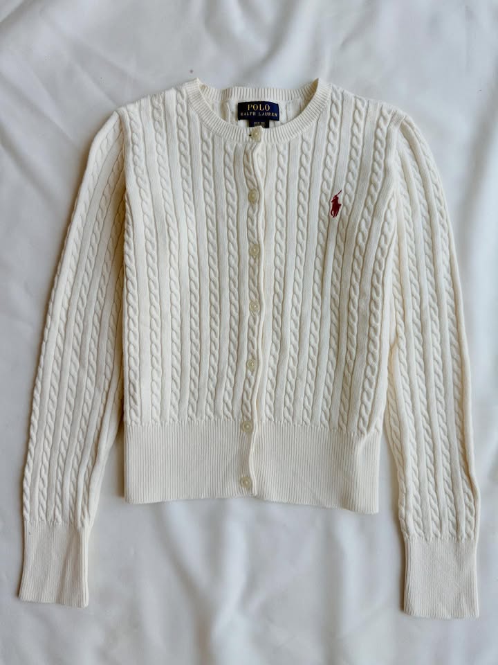 Chemisier en tricot blanc crème