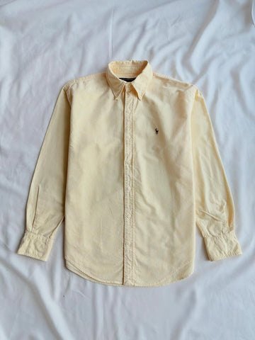 chemise jaune